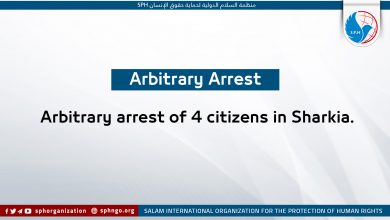 Arbitrary arrest of 4 citizens in Sharkia province
