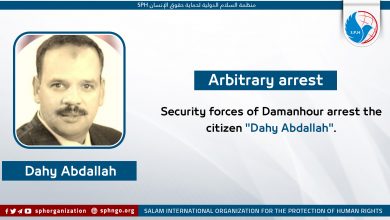 Security forces of Damanhour arrest the citizen "Dahy Abdallah"