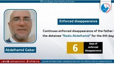 Continues enforced disappearance of the father if the detainee "Nadia Abdelhamid"