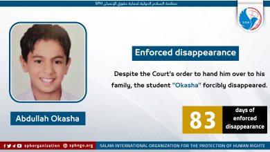Despite the Court's order to hand him over to his family, the student "Okasha" forcibly disappeared