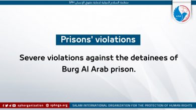 Severe violations against the detainees of Burg Al Arab prison