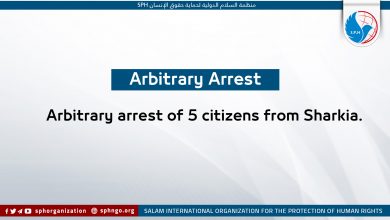Arbitrary arrest of 5 citizens from Sharkia governorate