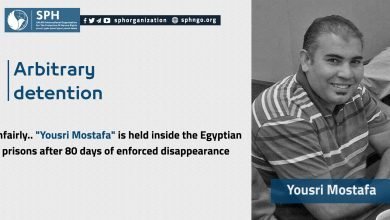 Unfairly.. "Yousri Mostafa" is held inside the Egyptian prisons after 80 days of enforced disappearance